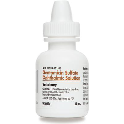 Gentamicin 0.3% Ophthalmic Solution 5 mL Bottle