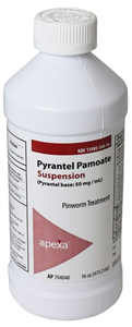 Pyrantel Pamoate (generic Strongid)