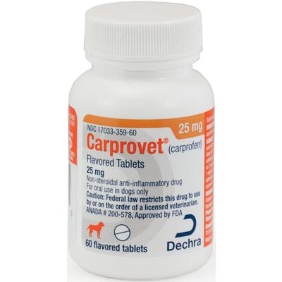 Carprofen Chewable Tablets (generic Rimadryl)