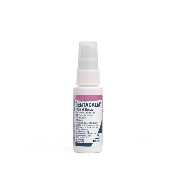 GentaCalm® Topical Spray (gentamicin sulfate and betamethasone valerate)